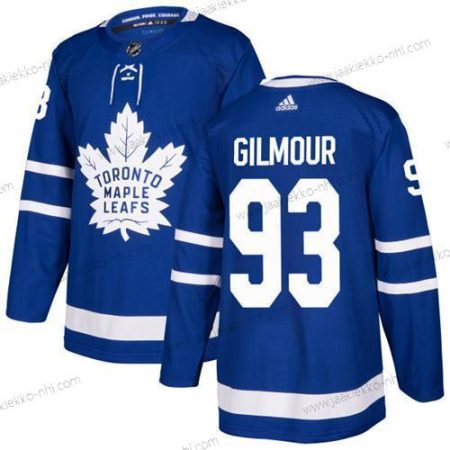 Adidas Miesten Toronto Maple Leafs #93 Doug Gilmour Sininen Kotiottelupaita Aito Ommeltu NHL Paita