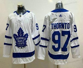 Adidas Miesten Toronto Maple Leafs #97 Joe Thornton Valkoinen Ommeltu NHL Paita