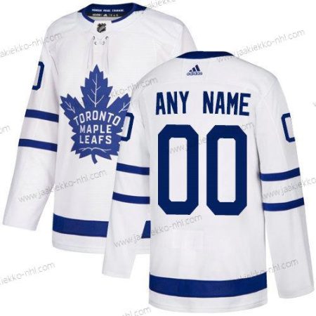 Adidas Miesten Toronto Maple Leafs Mukautettu Valkoinen Kolmas paita Aito Paita