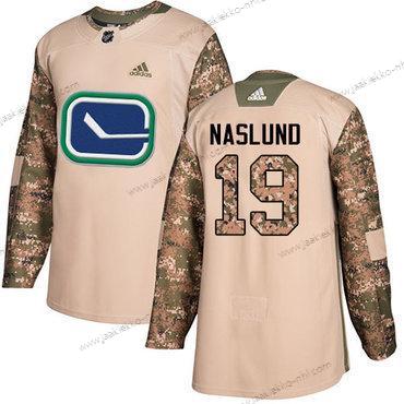 Adidas Miesten Vancouver Canucks #19 Markus Naslund Maastokuvio Aito 2017 Veterans Day Ommeltu NHL Paita