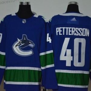 Adidas Miesten Vancouver Canucks #40 Elias Pettersson New Sininen Ommeltu NHL Paita