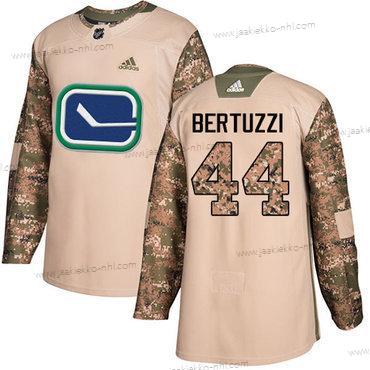 Adidas Miesten Vancouver Canucks #44 Todd Bertuzzi Maastokuvio Aito 2017 Veterans Day Ommeltu NHL Paita