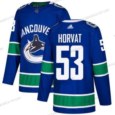 Adidas Miesten Vancouver Canucks #53 Bo Horvat Sininen Kotiottelupaita Aito Ommeltu NHL Paita