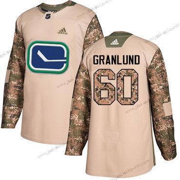 Adidas Miesten Vancouver Canucks #60 Markus Granlund Maastokuvio Aito 2017 Veterans Day Ommeltu NHL Paita