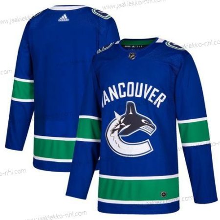 Adidas Miesten Vancouver Canucks Tyhjä Sininen Kotiottelupaita Aito Ommeltu NHL Paita