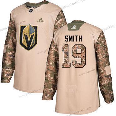 Adidas Miesten Vegas Golden Knights #19 Reilly Smith Maastokuvio Aito 2017 Veterans Day Ommeltu NHL Paita