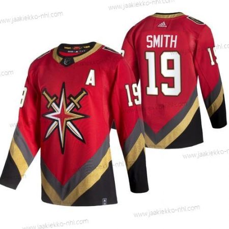 Adidas Miesten Vegas Golden Knights #19 Reilly Smith Punainen 2020-21 Käänteinen Retro Vaihtopaita NHL Paita