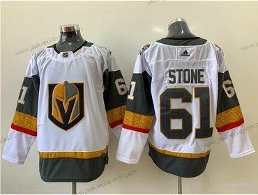 Adidas Miesten Vegas Golden Knights #61 Mark Stone Valkoinen Road Aito Ommeltu NHL Paita