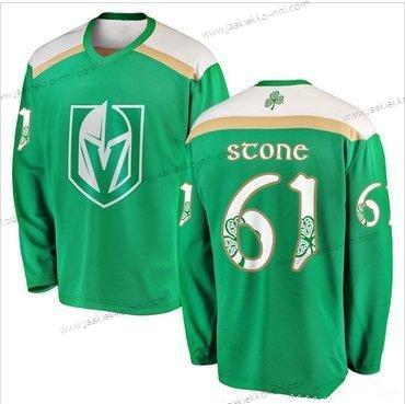 Adidas Miesten Vegas Golden Knights #61 Mark Stone Vihreä 2019 St. Patrick’S Day Paita