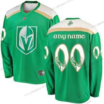 Adidas Miesten Vegas Golden Knights Mukautettu Vihreä 2019 St. Patrick’S Day Paita