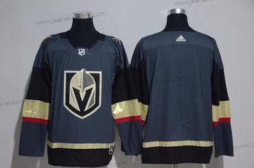 Adidas Miesten Vegas Golden Knights Tyhjä Harmaa 2017-2018 Jääkiekko Ommeltu NHL Paita