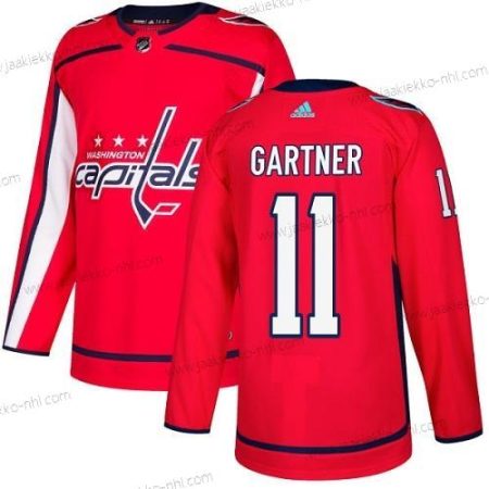 Adidas Miesten Washington Capitals #11 Mike Gartner Punainen Kotiottelupaita Aito Ommeltu NHL Paita