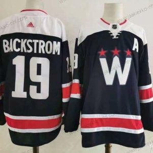 Adidas Miesten Washington Capitals #19 Nicklas Backstrom New Laivastonsininen Sininen Ommeltu NHL Paita