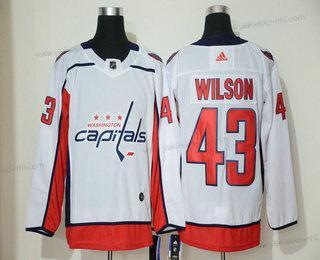 Adidas Miesten Washington Capitals #43 Tom Wilson Valkoinen Ommeltu NHL Paita