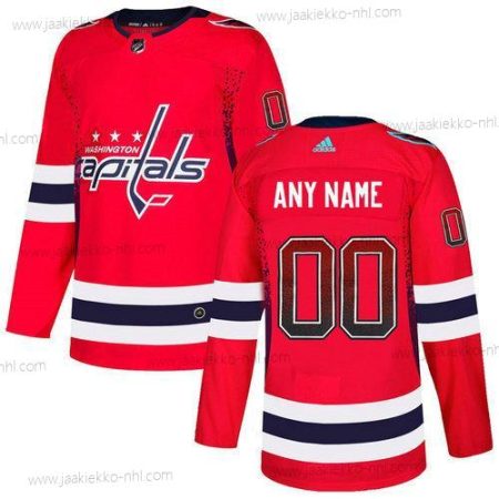 Adidas Miesten Washington Capitals Mukautettu Punainen Paita