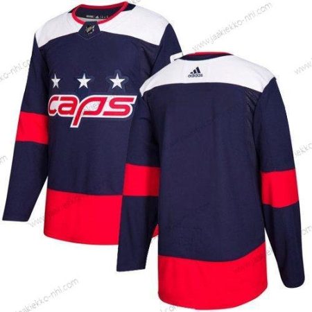 Adidas Miesten Washington Capitals Mukautettu Tyhjä Laivastonsininen Aito 2018 Stadium Series Ommeltu NHL Paita