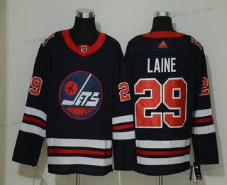 Adidas Miesten Winnipeg Jets #29 Patrik Laine Laivastonsininen Sininen 2019 Heritage Klassinen Ommeltu NHL Paita