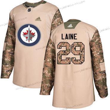 Adidas Miesten Winnipeg Jets #29 Patrik Laine Maastokuvio Aito 2017 Veterans Day Ommeltu NHL Paita