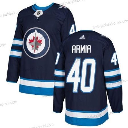 Adidas Miesten Winnipeg Jets #40 Joel Armia Laivastonsininen Sininen Kotiottelupaita Aito Ommeltu NHL Paita