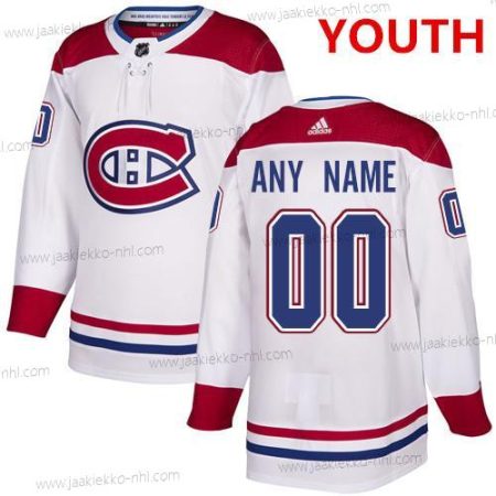 Adidas Montreal Canadiens Mukautettu NHL Aito Valkoinen Paita