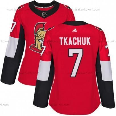 Adidas Naisten Aito Ottawa Senators #7 Brady Tkachuk Kotiottelupaita Punainen Paita