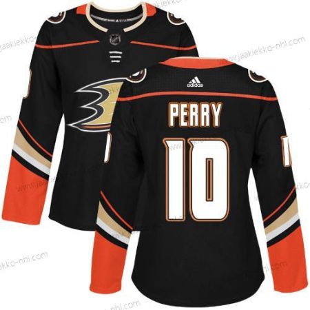 Adidas Naisten Anaheim Ducks #10 Corey Perry Musta Kotiottelupaita Aito Ommeltu NHL Paita