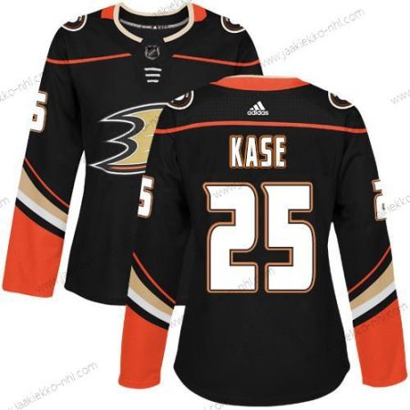 Adidas Naisten Anaheim Ducks #25 Ondrej Kase Musta Kotiottelupaita Aito Ommeltu NHL Paita