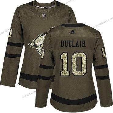 Adidas Naisten Arizona Coyotes #10 Anthony Duclair Vihreä Salute to Service Ommeltu NHL Paita