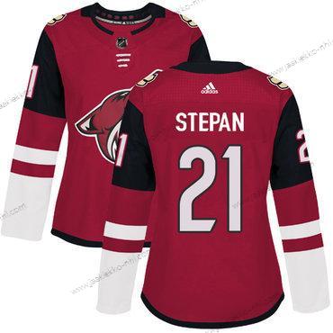 Adidas Naisten Arizona Coyotes #21 Derek Stepan Punainen Kotiottelupaita Aito Ommeltu NHL Paita