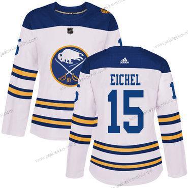 Adidas Naisten Buffalo Sabres #15 Jack Eichel Valkoinen Aito 2018 Talvi Klassinen Ommeltu NHL Paita