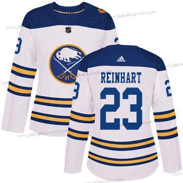 Adidas Naisten Buffalo Sabres #23 Sam Reinhart Valkoinen Aito 2018 Talvi Klassinen Ommeltu NHL Paita