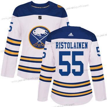 Adidas Naisten Buffalo Sabres #55 Rasmus Ristolainen Valkoinen Aito 2018 Talvi Klassinen Ommeltu NHL Paita