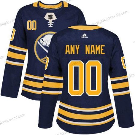 Adidas Naisten Buffalo Sabres Mukautettu Aito Laivastonsininen Sininen Kotiottelupaita NHL Paita