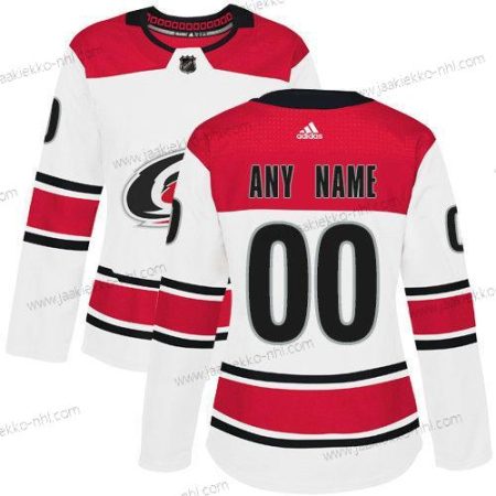 Adidas Naisten Carolina Hurricanes Mukautettu NHL Aito Valkoinen Paita