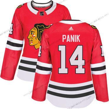 Adidas Naisten Chicago Blackhawks #14 Richard Panik Punainen Kotiottelupaita Aito Ommeltu NHL Paita