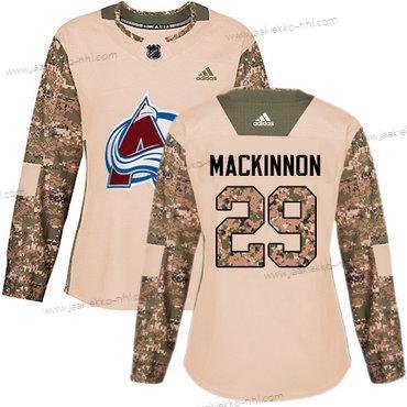 Adidas Naisten Colorado Avalanche #29 Nathan Mackinnon Maastokuvio Aito 2017 Veterans Day Ommeltu NHL Paita