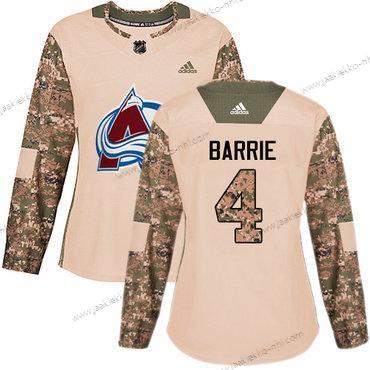 Adidas Naisten Colorado Avalanche #4 Tyson Barrie Maastokuvio Aito 2017 Veterans Day Ommeltu NHL Paita