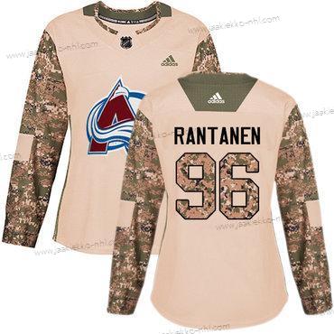 Adidas Naisten Colorado Avalanche #96 Mikko Rantanen Maastokuvio Aito 2017 Veterans Day Ommeltu NHL Paita