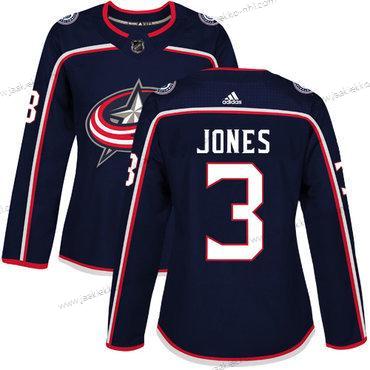 Adidas Naisten Columbus Blue Jackets #3 Seth Jones Laivastonsininen Sininen Kotiottelupaita Aito Ommeltu NHL Paita