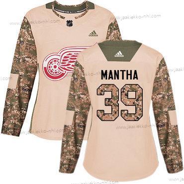 Adidas Naisten Detroit Red Wings #39 Anthony Mantha Maastokuvio Aito 2017 Veterans Day Ommeltu NHL Paita