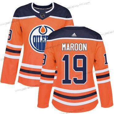 Adidas Naisten Edmonton Oilers #19 Patrick Maroon Oranssi Kotiottelupaita Aito Ommeltu NHL Paita