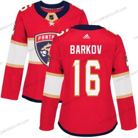 Adidas Naisten Florida Panthers #16 Aleksander Barkov Punainen Kotiottelupaita Aito Ommeltu NHL Paita