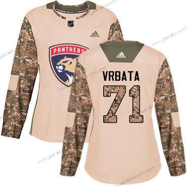 Adidas Naisten Florida Panthers #71 Radim Vrbata Maastokuvio Aito 2017 Veterans Day Ommeltu NHL Paita