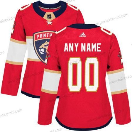 Adidas Naisten Florida Panthers Mukautettu Aito Punainen Kotiottelupaita NHL Paita