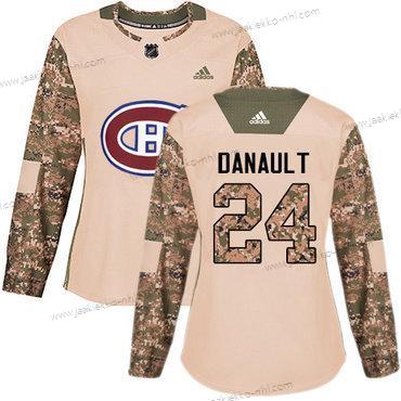 Adidas Naisten Montreal Canadiens #24 Phillip Danault Maastokuvio Aito 2017 Veterans Day Ommeltu NHL Paita