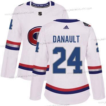 Adidas Naisten Montreal Canadiens #24 Phillip Danault Valkoinen Aito 1917-2017 100th Klassinen Ommeltu NHL Paita