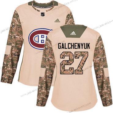 Adidas Naisten Montreal Canadiens #27 Alex Galchenyuk Maastokuvio Aito 2017 Veterans Day Ommeltu NHL Paita