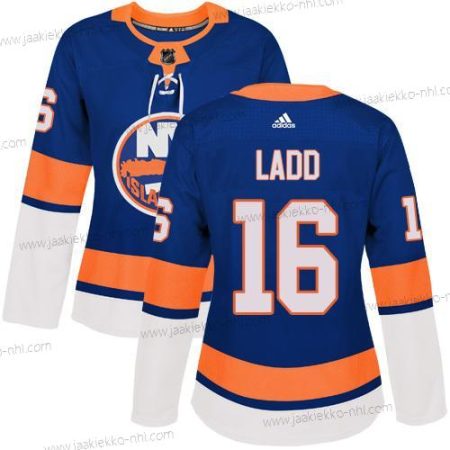 Adidas Naisten New York Islanders #16 Andrew Ladd Royal Sininen Kotiottelupaita Aito Ommeltu NHL Paita