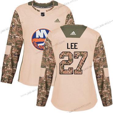 Adidas Naisten New York Islanders #27 Anders Lee Maastokuvio Aito 2017 Veterans Day Ommeltu NHL Paita