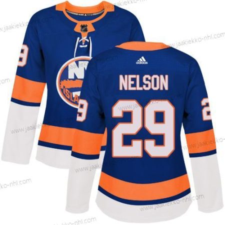 Adidas Naisten New York Islanders #29 Brock Nelson Royal Sininen Kotiottelupaita Aito Ommeltu NHL Paita